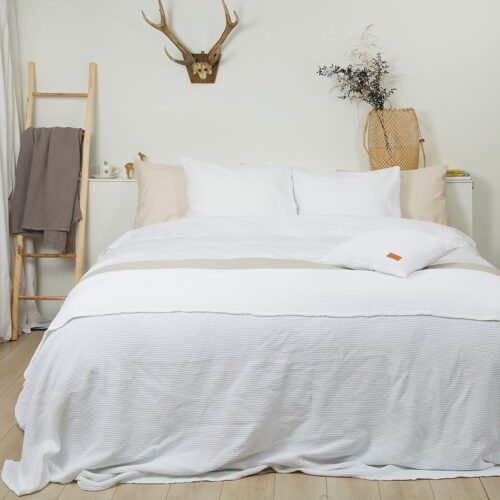 Camilla wit dekbedovertrek