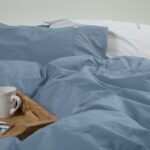 Austin blauw dekbedovertrek