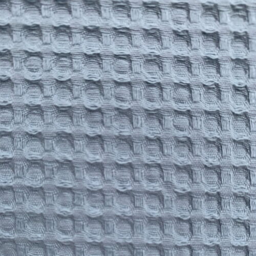 Wafel dekbedovertrek oud blauw