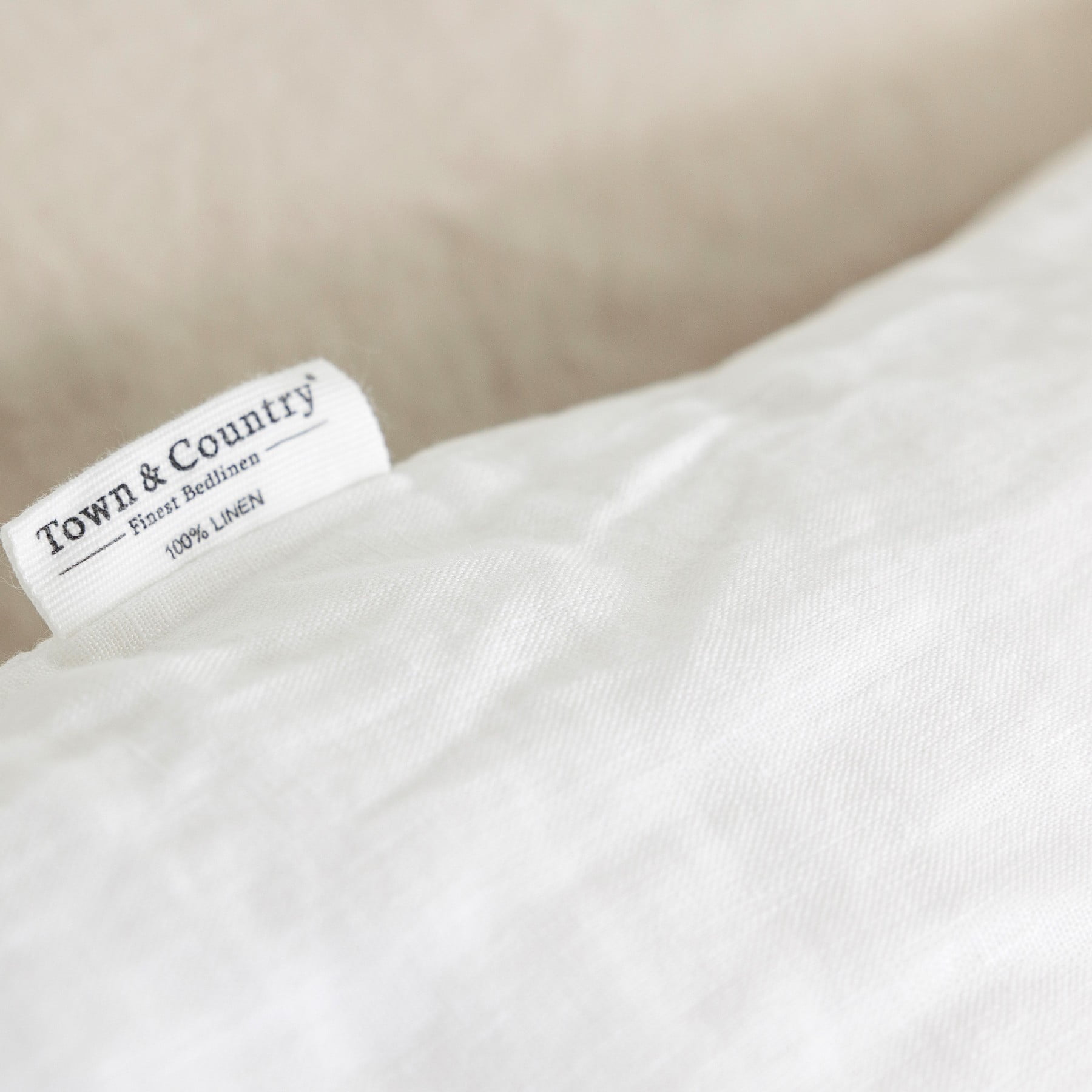 wit linnen dekbedovertrek - Afbeelding 5
