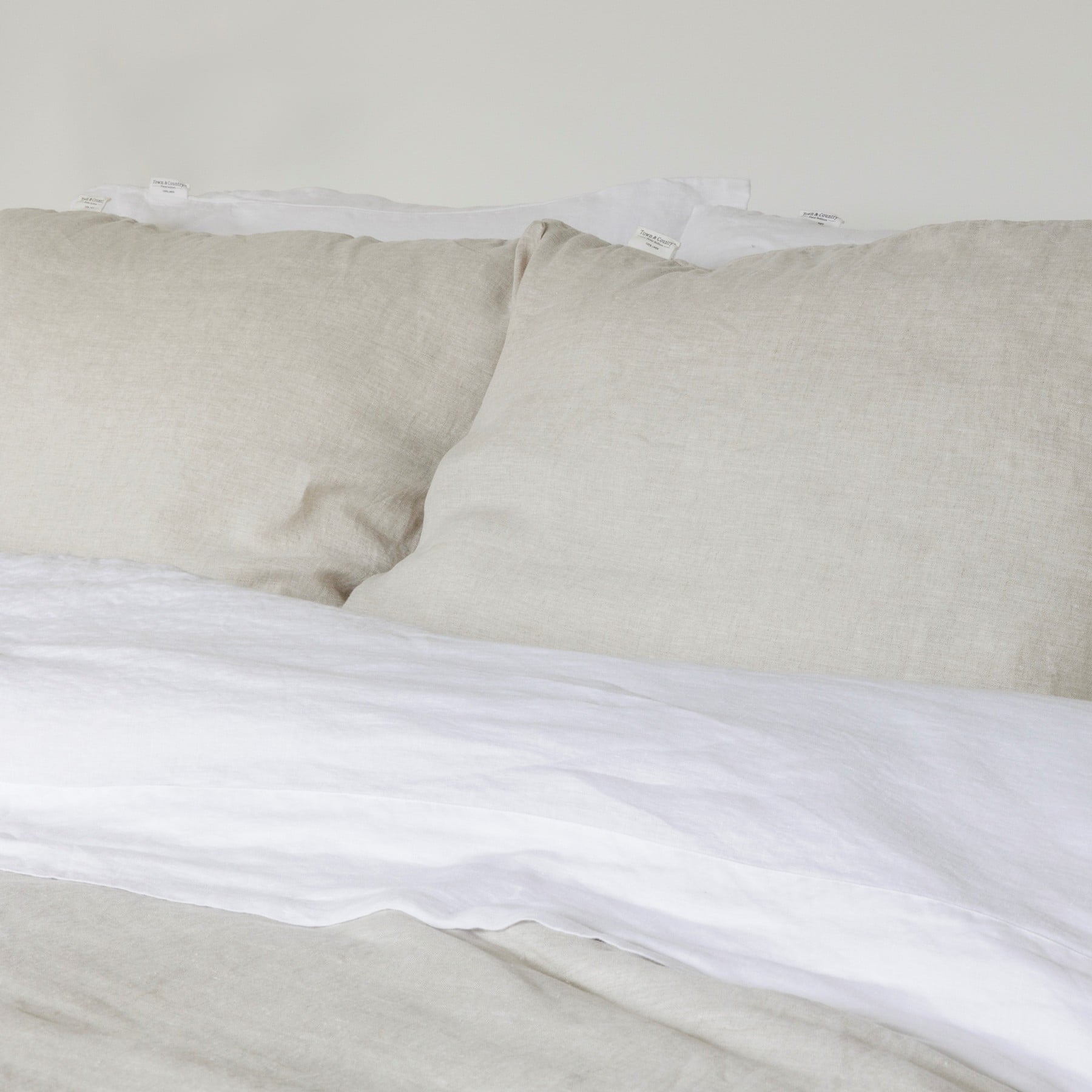 linnen laken wit 1 persoons lits jumeaux