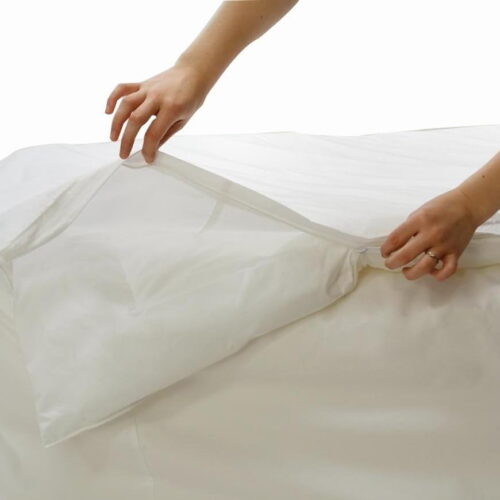 beschermende afsluitbare dekbedhoes