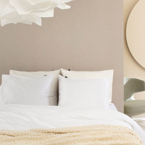 dekbedovertrek Cinderella wit satijn