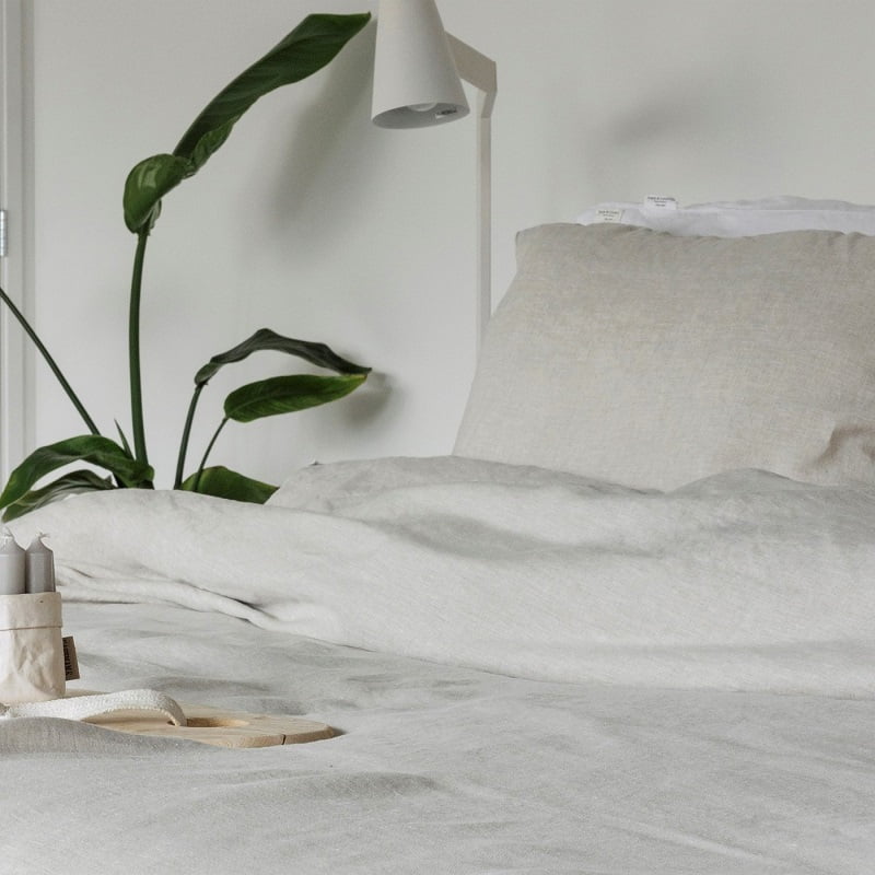 100% linnen dekbedovertrek Chambray