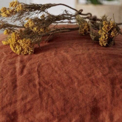 linnen dekbedovertrek rosewood