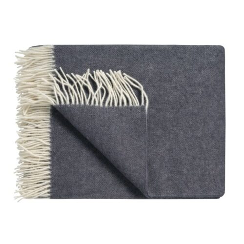 Plaid Bellavita in antraciet