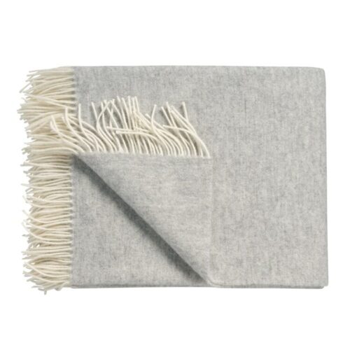 Plaid Bellavita in licht grijs