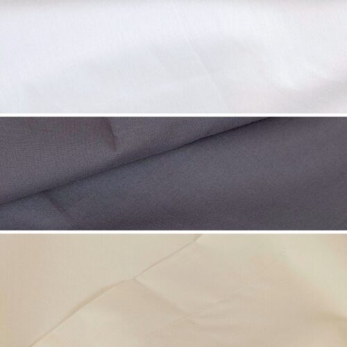 Topper hoeslakens percal katoen