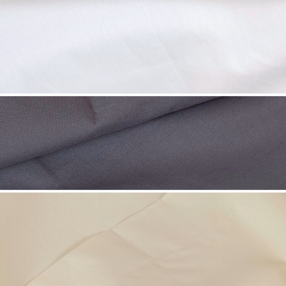 Topper hoeslakens percal katoen