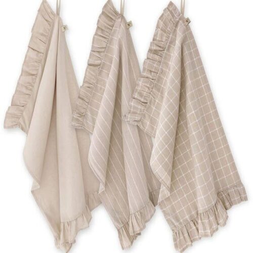 keukendoek Lovely linnen zand