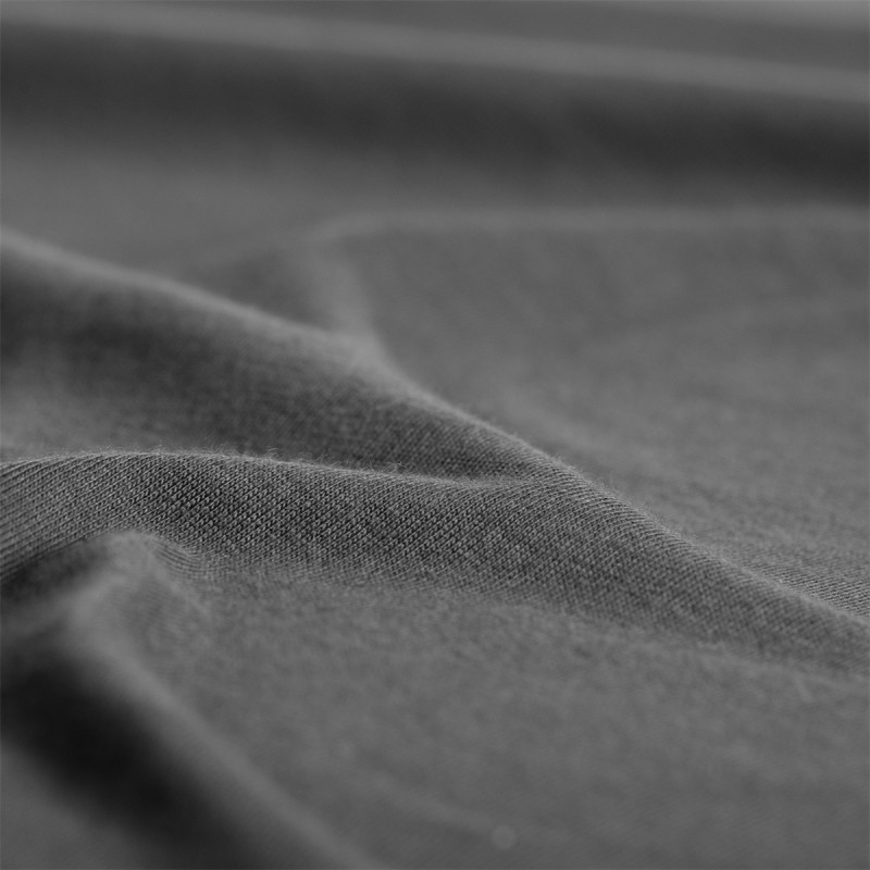 Jersey hoeslaken antraciet grijs katoen